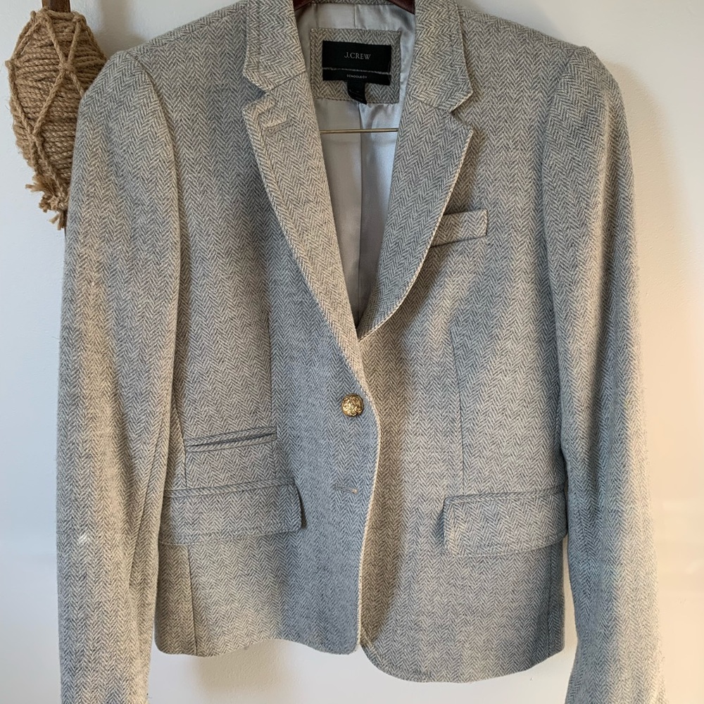 J. Crew Schoolboy wool blazer. Size 4. EUC.
